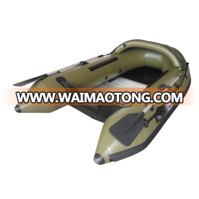 6 Person RED inflatable boat with aluminium floor