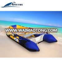 GTS330 Goethe aluminum Floor and Korean PVC inflatable fishing raft