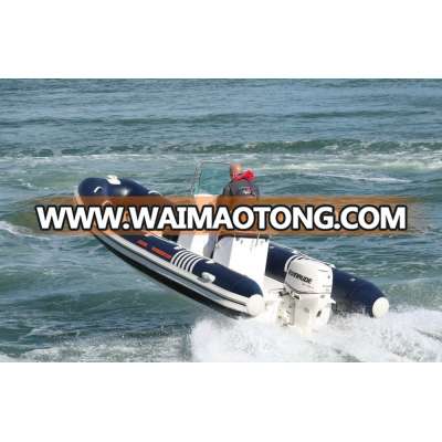 Safety speed luxury floor incredible price fiberglass hull rib boat